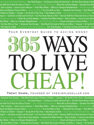 cover image of 365 Ways to Live Cheap